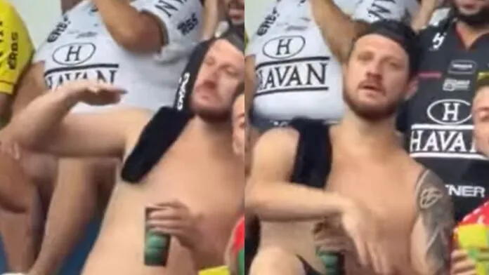 Brusque se pronuncia sobre gesto de torcedor que imitou avião caindo para provocar Chape