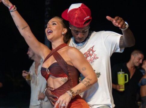 Virginia recria look icônico de Luma de Oliveira e usa coleira com nome de Vini Jr.